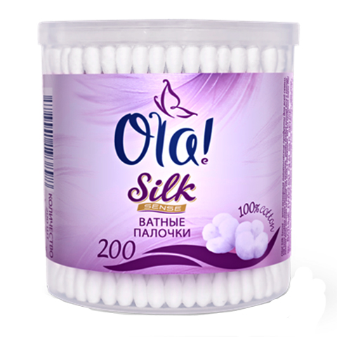 Ola Silk Sense Ватные палочки N200: фото, цены, описание товара, отзывы и наличие в Москве и Санкт-Петербурге