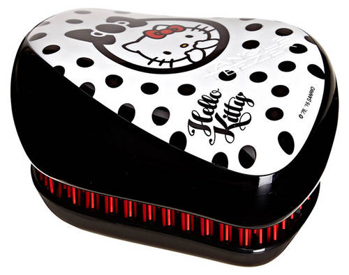 Tangle Teezer Расческа Compact Styler Hello Kitty Black, черная: фото, цены, описание товара, отзывы и наличие в Москве и Санкт-Петербурге