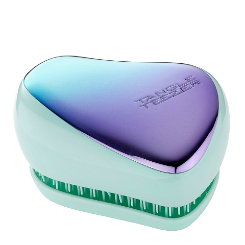 Tangle Teezer Расческа Compact Styler Petrol Blue Ombre, голубой хром: фото, цены, описание товара, отзывы и наличие в Москве и Санкт-Петербурге