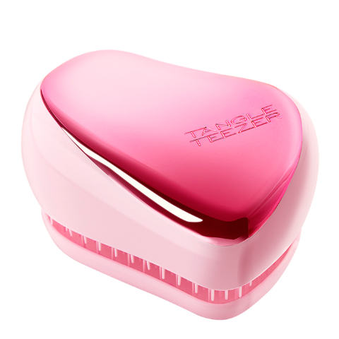 Tangle Teezer Расческа Compact Styler Baby Doll Pink Chrome розовый металлик: фото, цены, описание товара, отзывы и наличие в Москве и Санкт-Петербурге