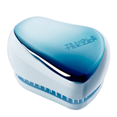 Tangle Teezer Расческа Compact Styler Sky Blue Delight Chrome, синий металлик/голубой: фото, цены, описание товара, отзывы и наличие в Москве и Санкт-Петербурге