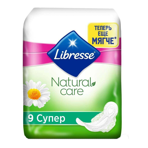 Libresse Natural Care Супер Прокладки N9: фото, цены, описание товара, отзывы и наличие в Москве и Санкт-Петербурге
