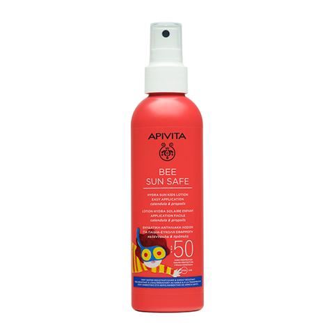 Apivita Bee Sun Safe Hydra sun kids lotion easy application SPF50: фото, цены, описание товара, отзывы и наличие в Москве и Санкт-Петербурге