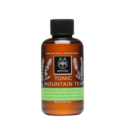 Apivita Tonic Mountain Tea Shower Gel with Essential Oils: фото, цены, описание товара, отзывы и наличие в Москве и Санкт-Петербурге