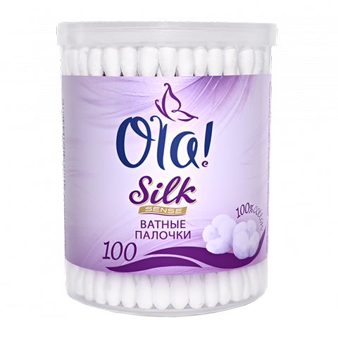 Ola Silk Sense Ватные палочки N100 Пласт (Упаковка 100 шт.): фото, цены, описание товара, отзывы и наличие в Москве и Санкт-Петербурге