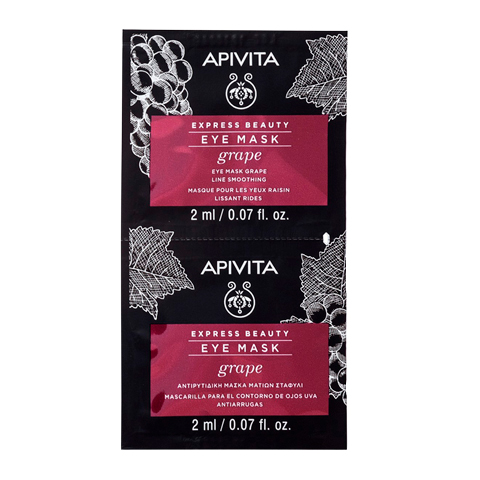 Apivita Express Beauty Eye Mask Grape: фото, цены, описание товара, отзывы и наличие в Москве и Санкт-Петербурге